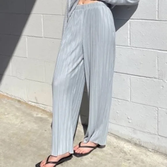 OAK + FORT Pants - Oak + Fort Pleated Lounge Pant